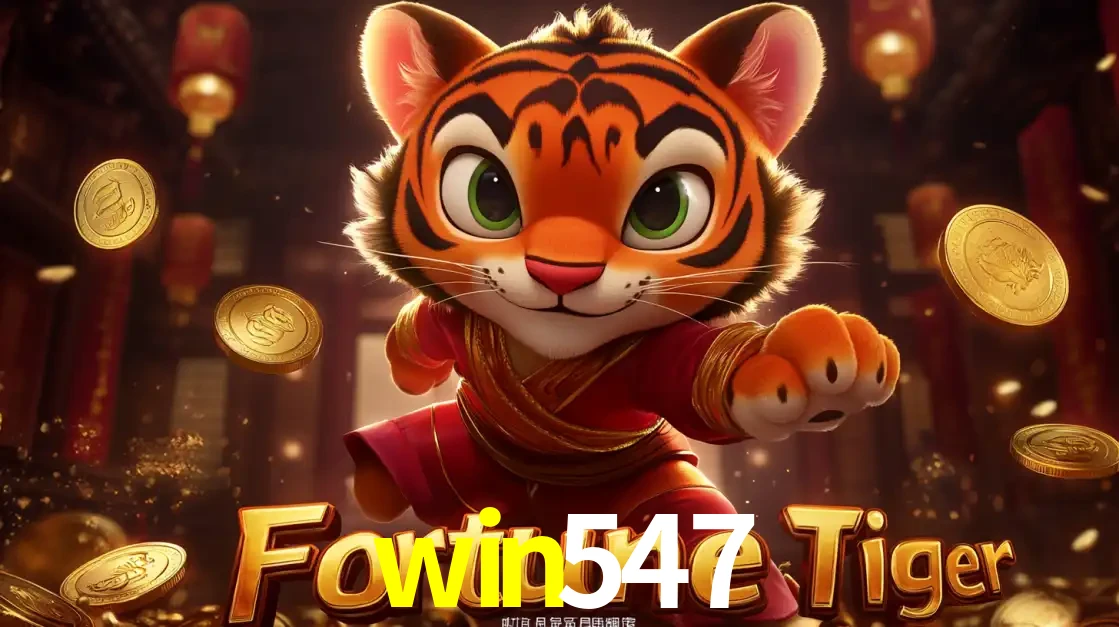 O carismático mascote do jogo de slot Fortune Tiger, um tigre fofo em pose de artes marciais, pronto para trazer sorte e multiplicadores de ganhos no cassino online win547.